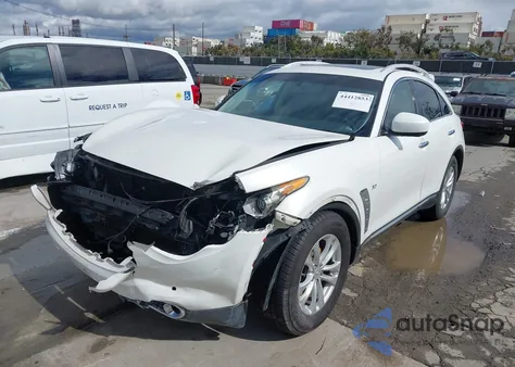2014 Infiniti Qx70 z USA, uszkodzony, nr VIN JN8CS1MU3EM451728